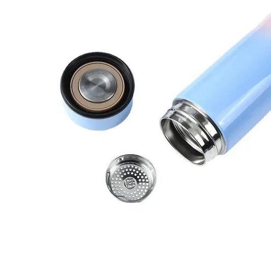 Thermos Gradient Water Bottle Temperature Display Vacuum Flasks 500ml