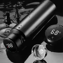 Thermal Water Bottle Temperature Display Thermos Bottle Stainless Steel Tumbler Vacuum Flasks Thermos For Water Tea Drinkware