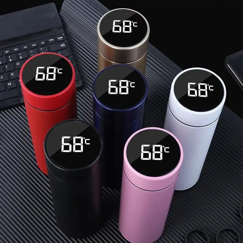 Thermal Water Bottle Temperature Display Thermos Bottle Stainless Steel Tumbler Vacuum Flasks Thermos For Water Tea Drinkware