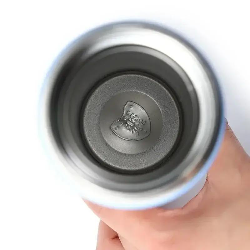 Thermos Gradient Water Bottle Temperature Display Vacuum Flasks 500ml